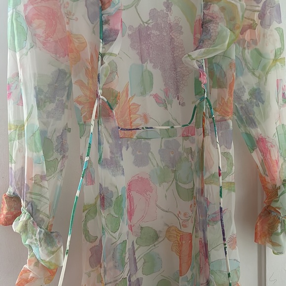 Vintage Mirror Palais Whimsical Renaissance Cover Up - Picture 6 of 6